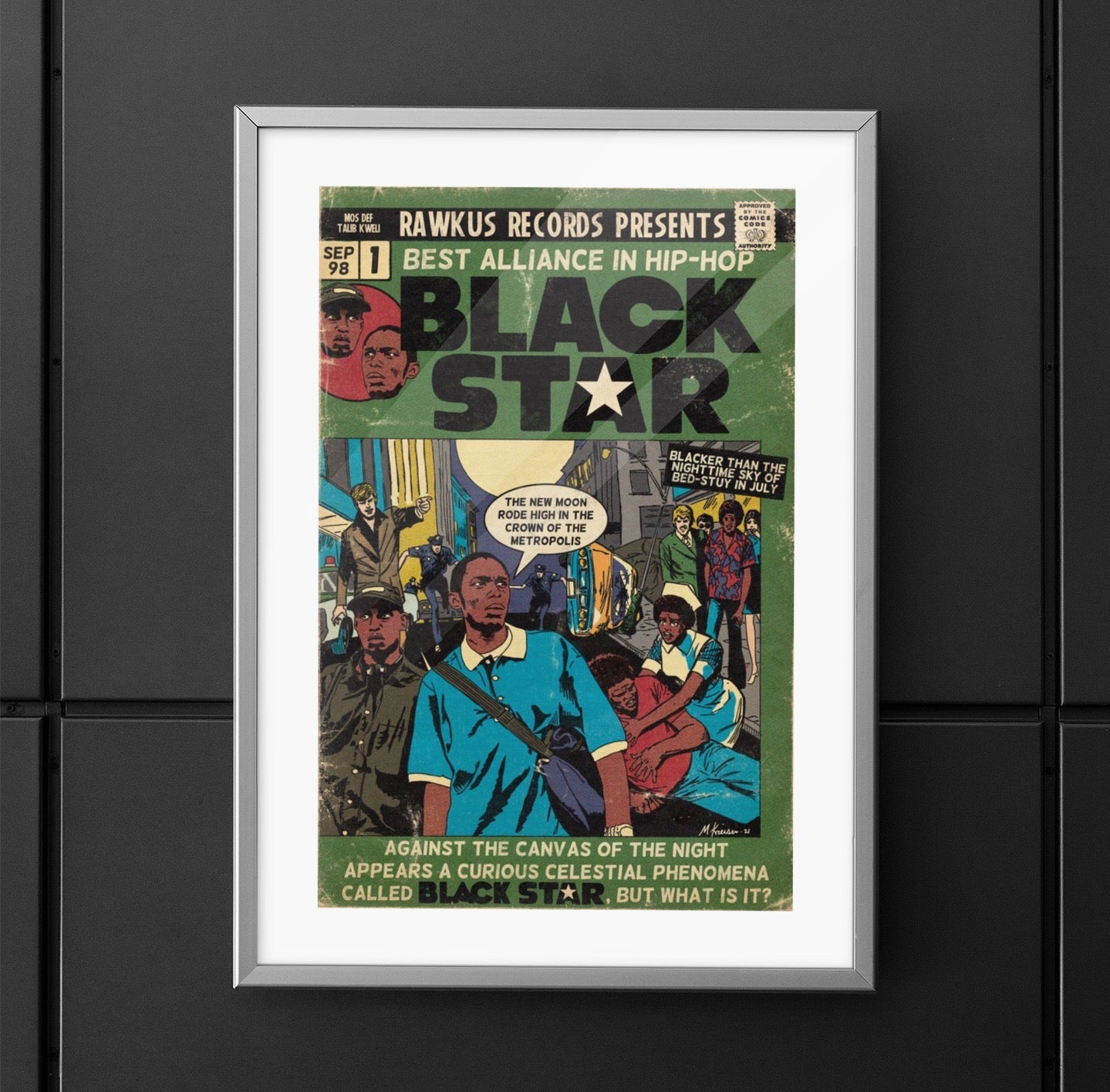 Black Star - Mos Def & Talib Kweli - Vertical Matte Poster