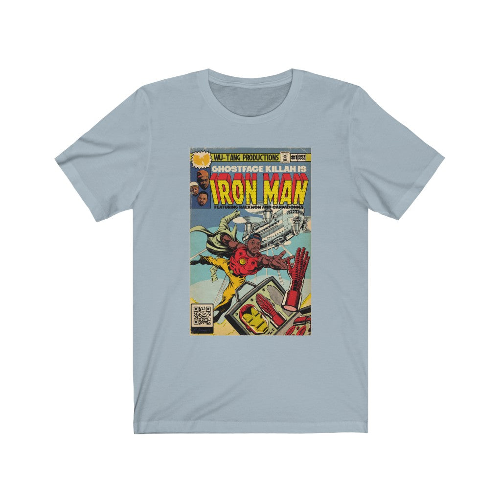 Ghostface Killah - Iron Man - Hip Hop Comic - Wu-Tang - Unisex Jersey Short Sleeve Tee