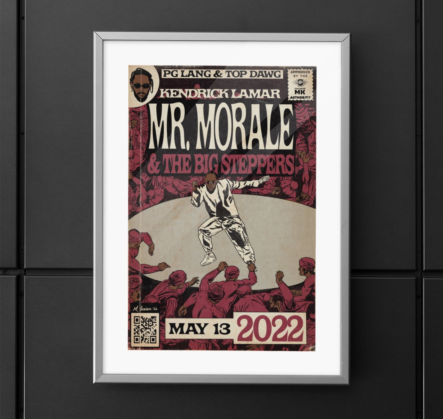 Kendrick Lamar- Mr.Morale & The Big Steppers- Vertical Matte Poster