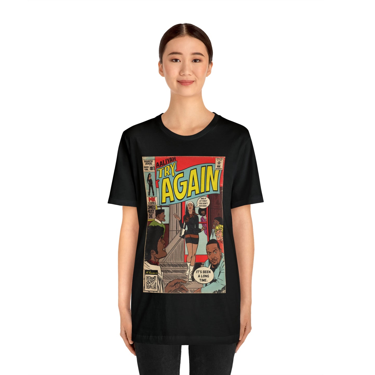 Aaliyah - Try Again - Unisex Jersey Short Sleeve Tee