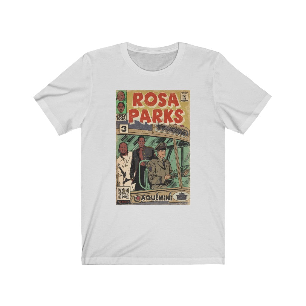 OutKast - Rosa Parks Hip Hop Comic Art - Unisex Jersey Short Sleeve Tee