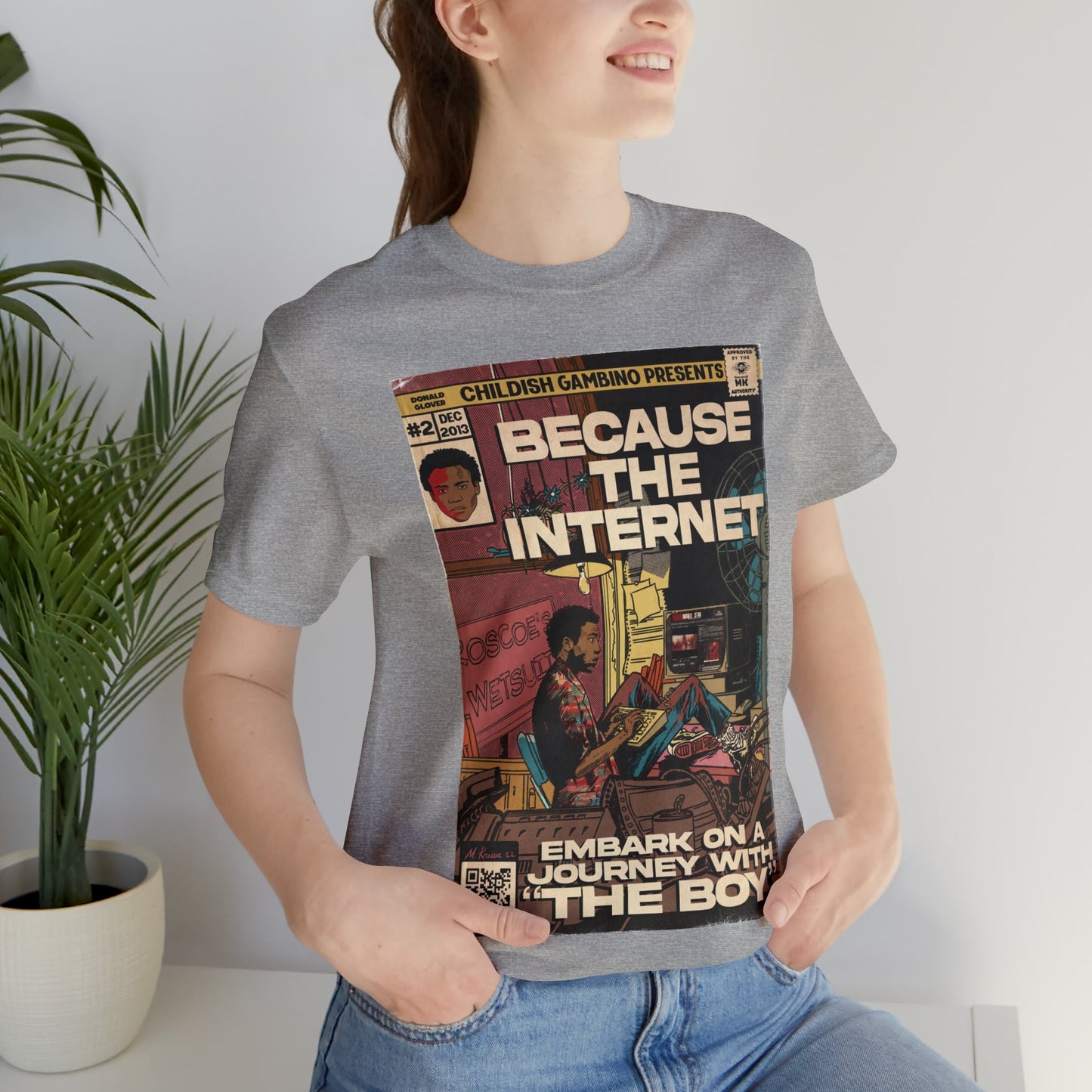 Childish Gambino- Because The Internet - Unisex Jersey Short Sleeve Tee