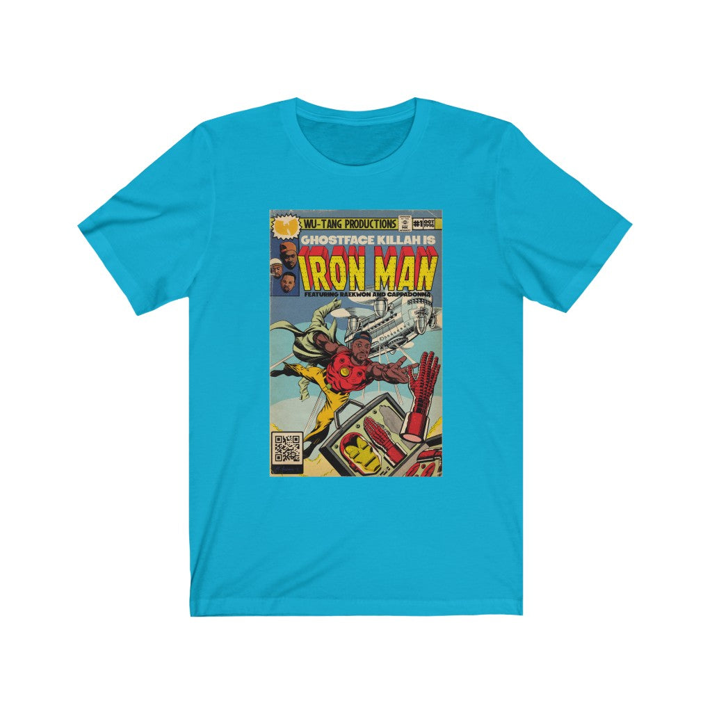 Ghostface Killah - Iron Man - Hip Hop Comic - Wu-Tang - Unisex Jersey Short Sleeve Tee