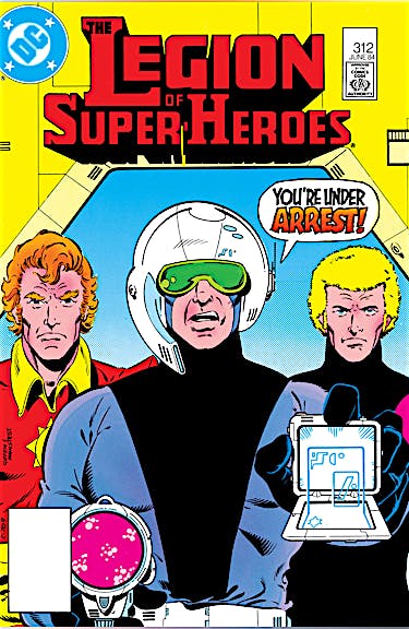 Legion of Super-Heroes #312 Mid grade