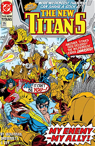 New Titans #75 High grade (1991)