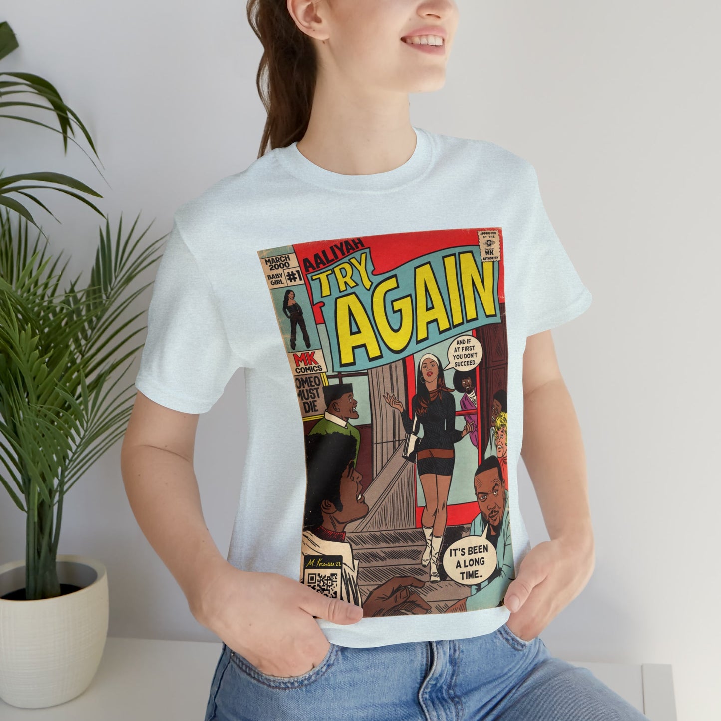 Aaliyah - Try Again - Unisex Jersey Short Sleeve Tee