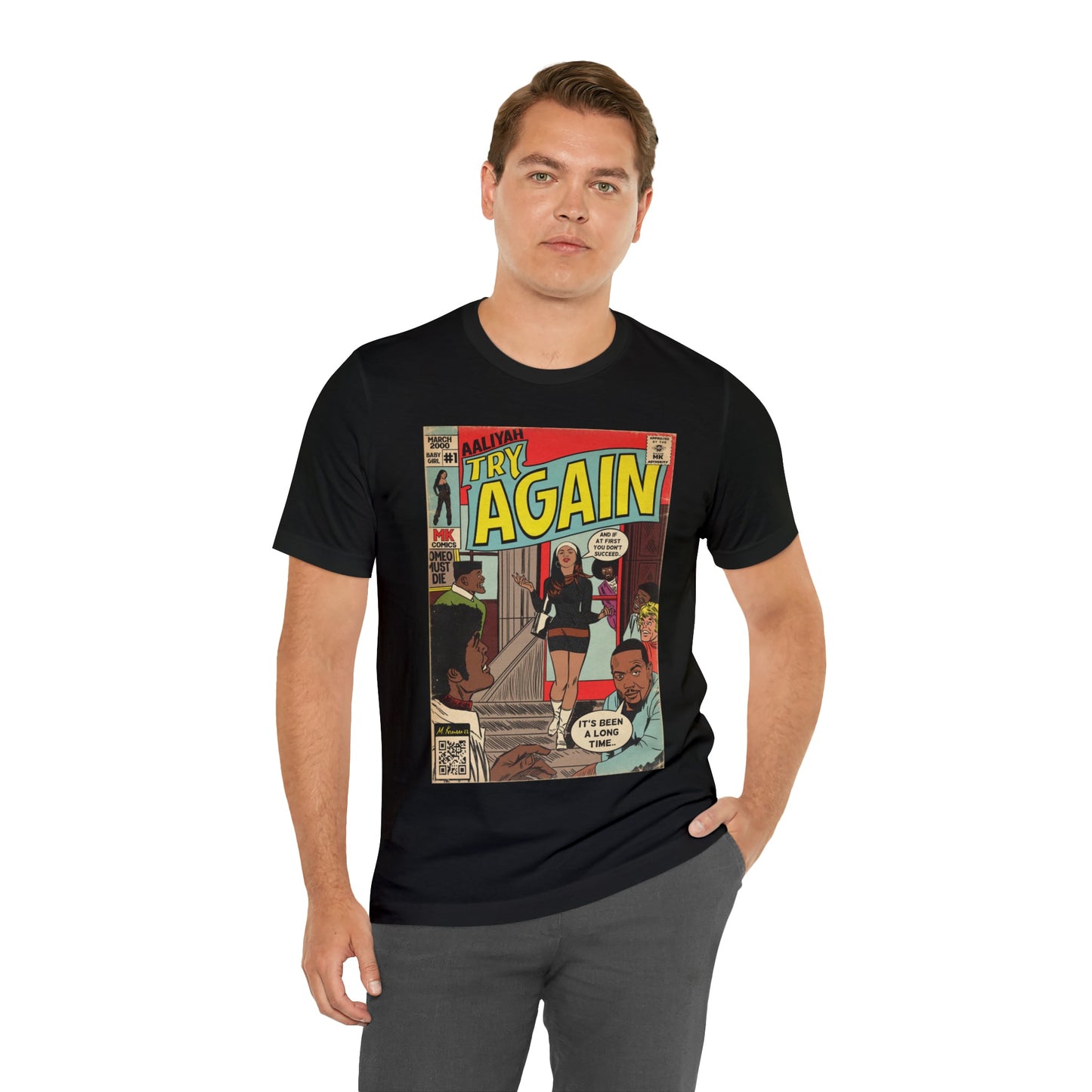 Aaliyah - Try Again - Unisex Jersey Short Sleeve Tee