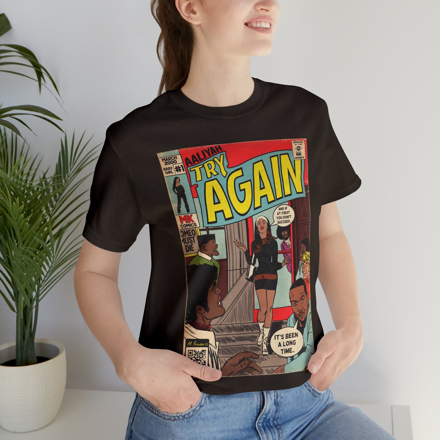 Aaliyah - Try Again - Unisex Jersey Short Sleeve Tee