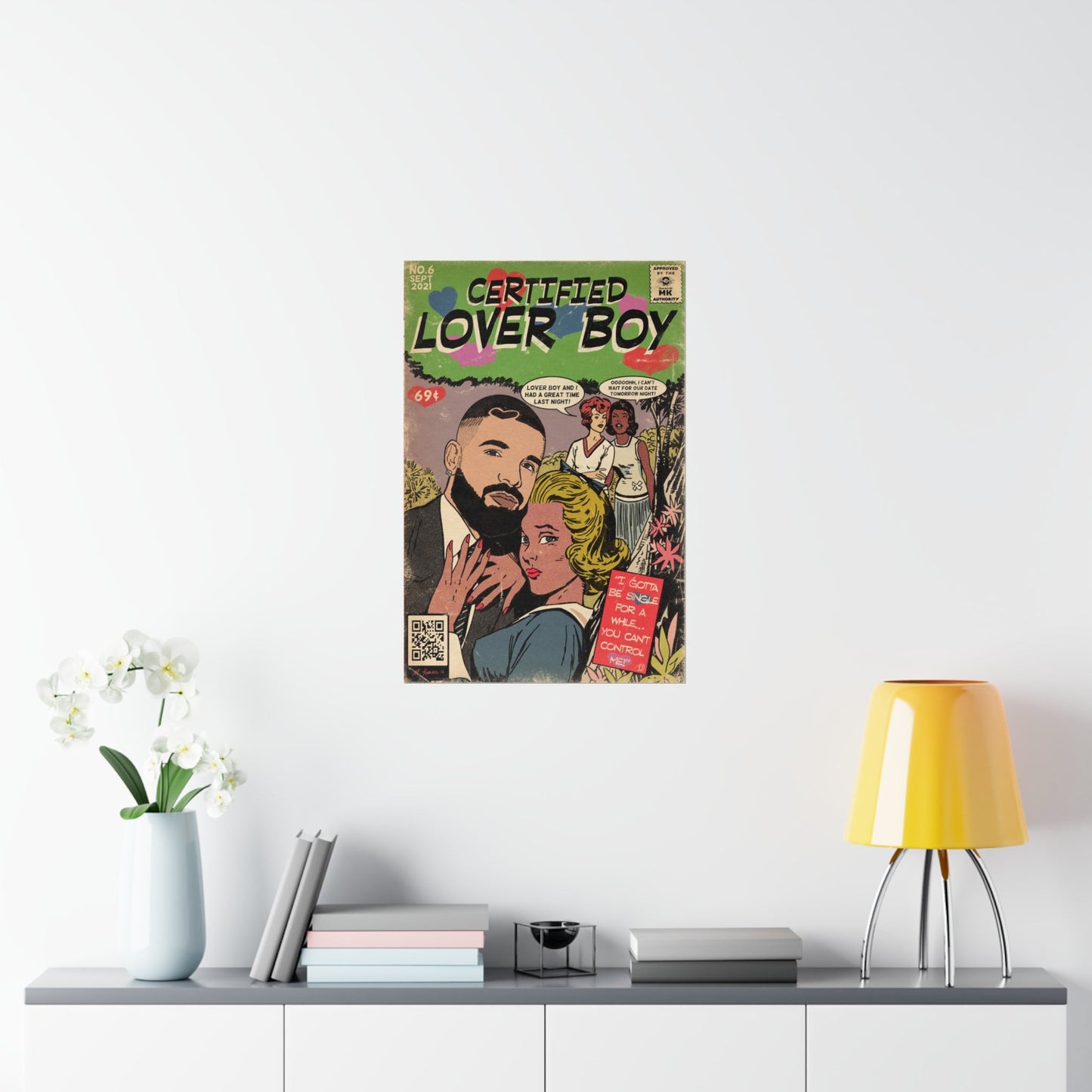 Drake - Certified Lover Boy - Vertical Matte Poster