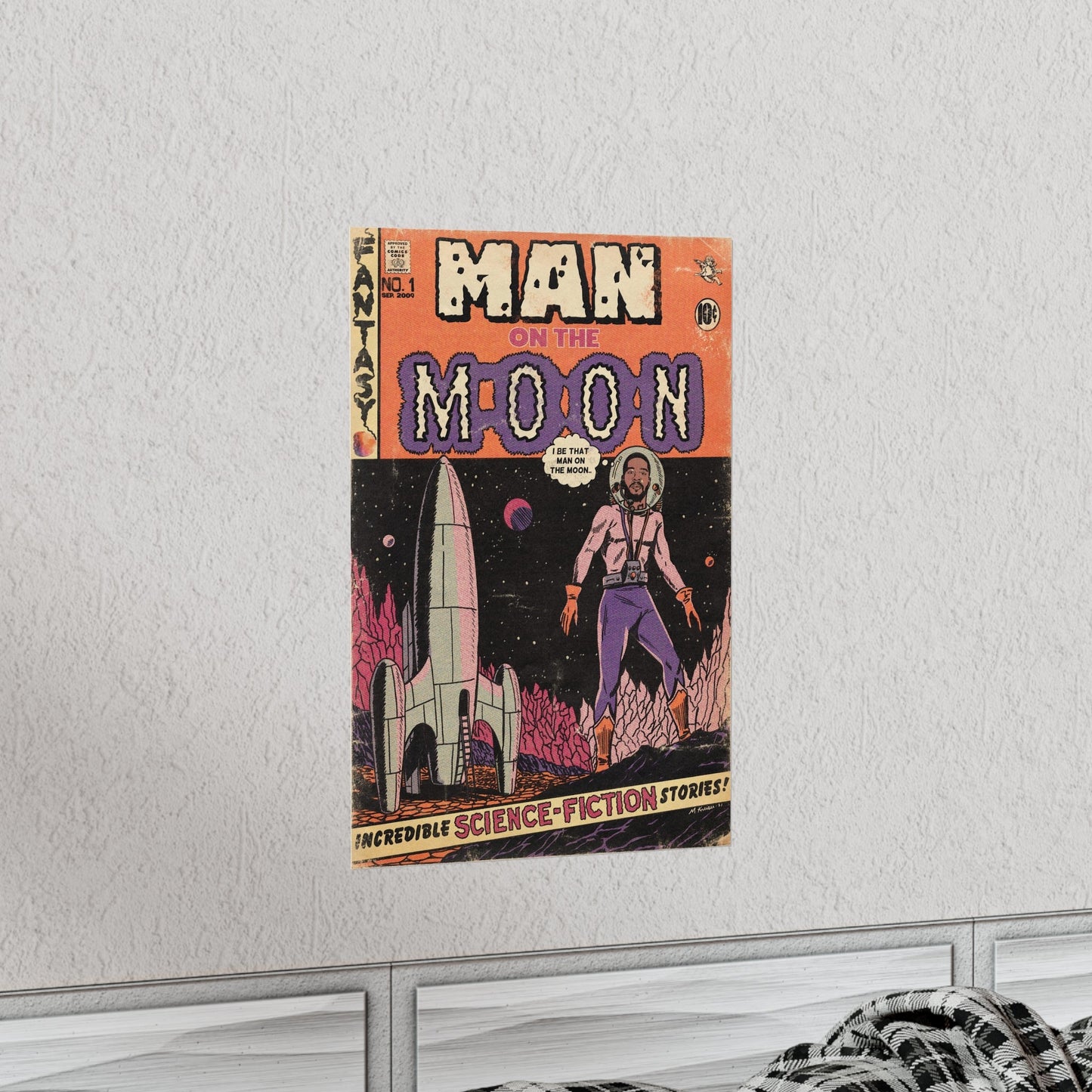 Kid Cudi - Man On The Moon - Vertical Matte Poster