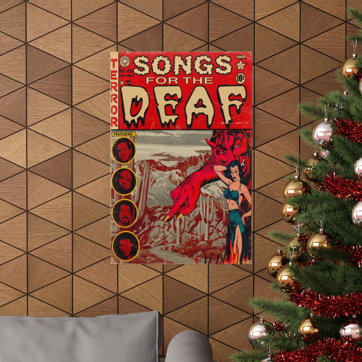 Queens Of The Stone Age - Songs For The Deaf - QOTSA - Vertical Matte Poster