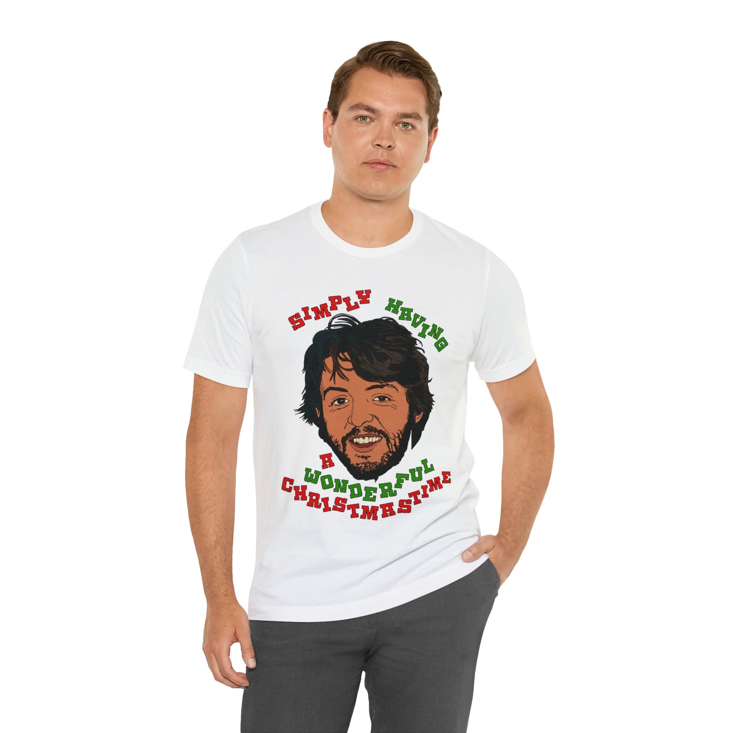 Paul McCartney - Wonderful Christmastime - Unisex Jersey Short Sleeve Tee