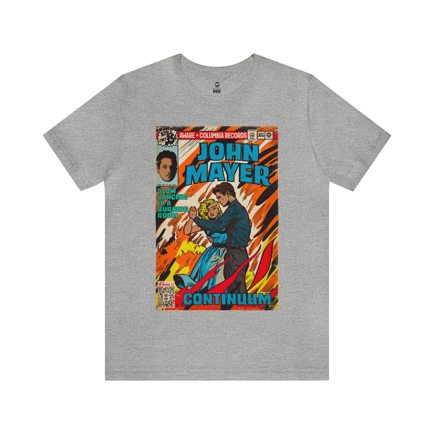 John Mayer - Slow Dancing in a Burning Room - Unisex Jersey Short Sleeve Tee