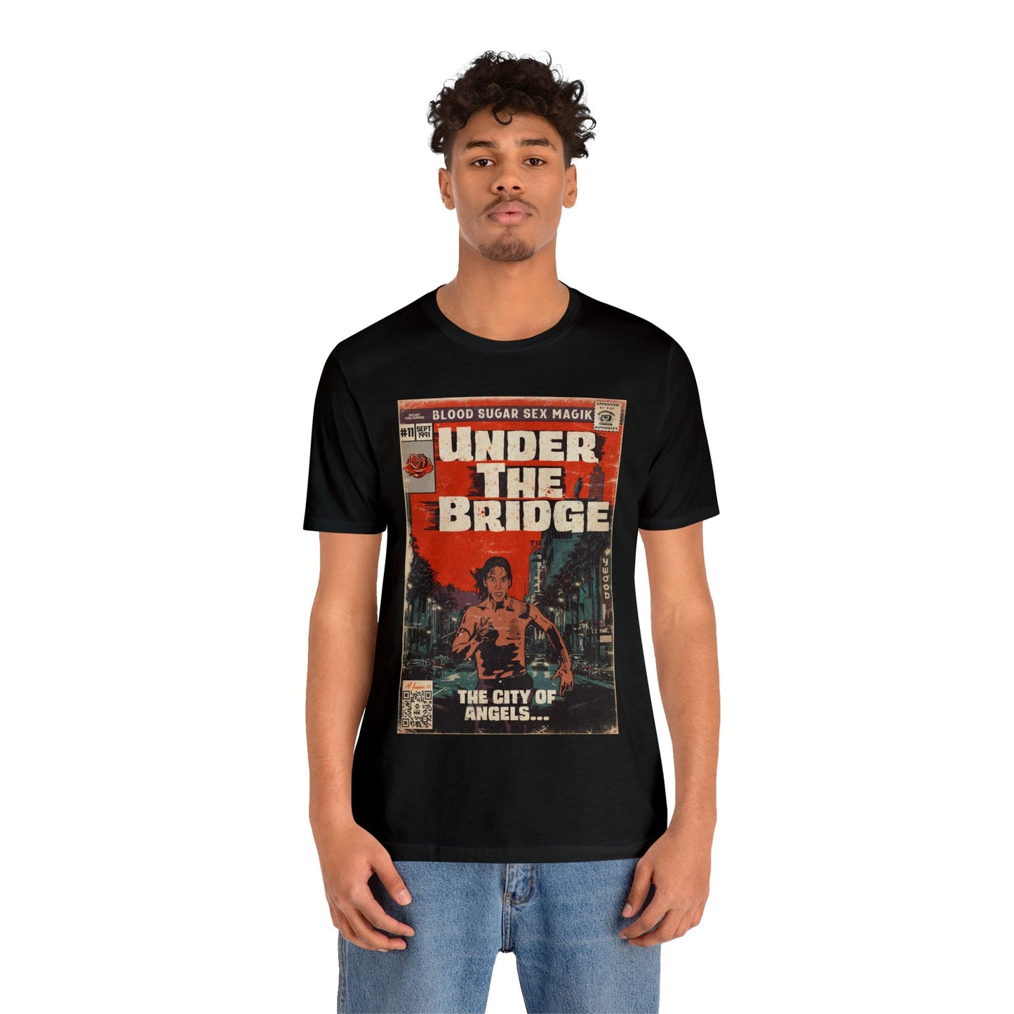 Red Hot Chili Peppers- Under The Bridge - Unisex Jersey Short Sleeve Tee