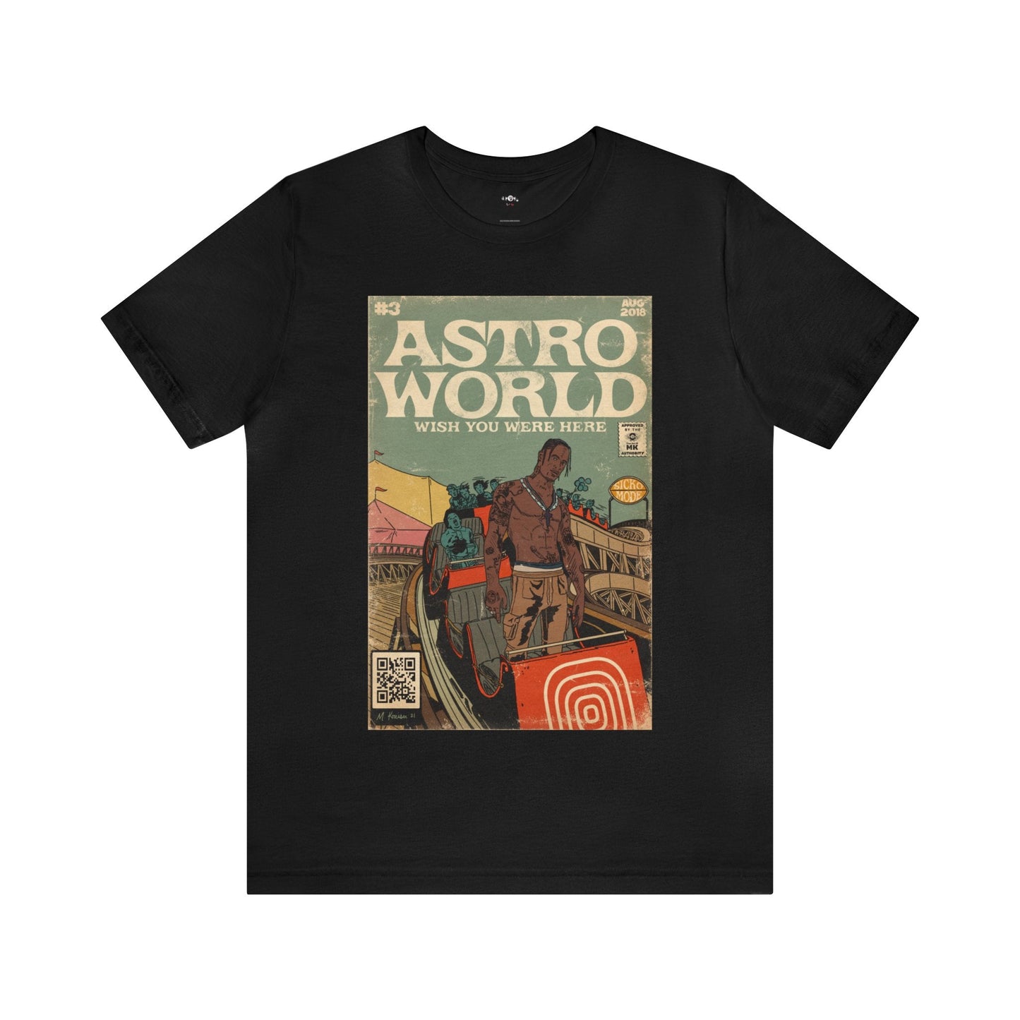 Travis Scott - Astroworld - Unisex Jersey Short Sleeve Tee