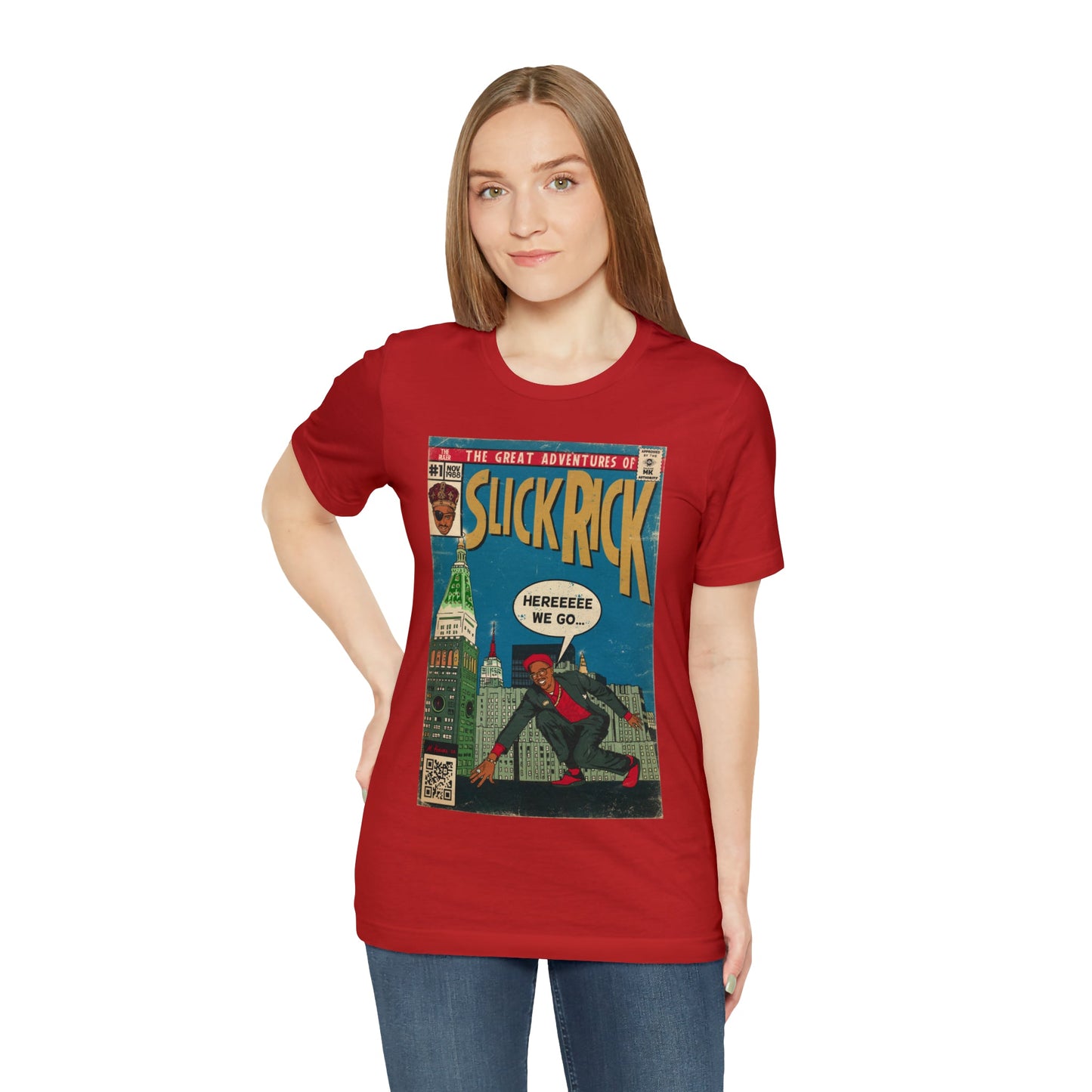 The Great Adventures of Slick Rick - Comic Art - Unisex Jersey Short Sleeve Tee