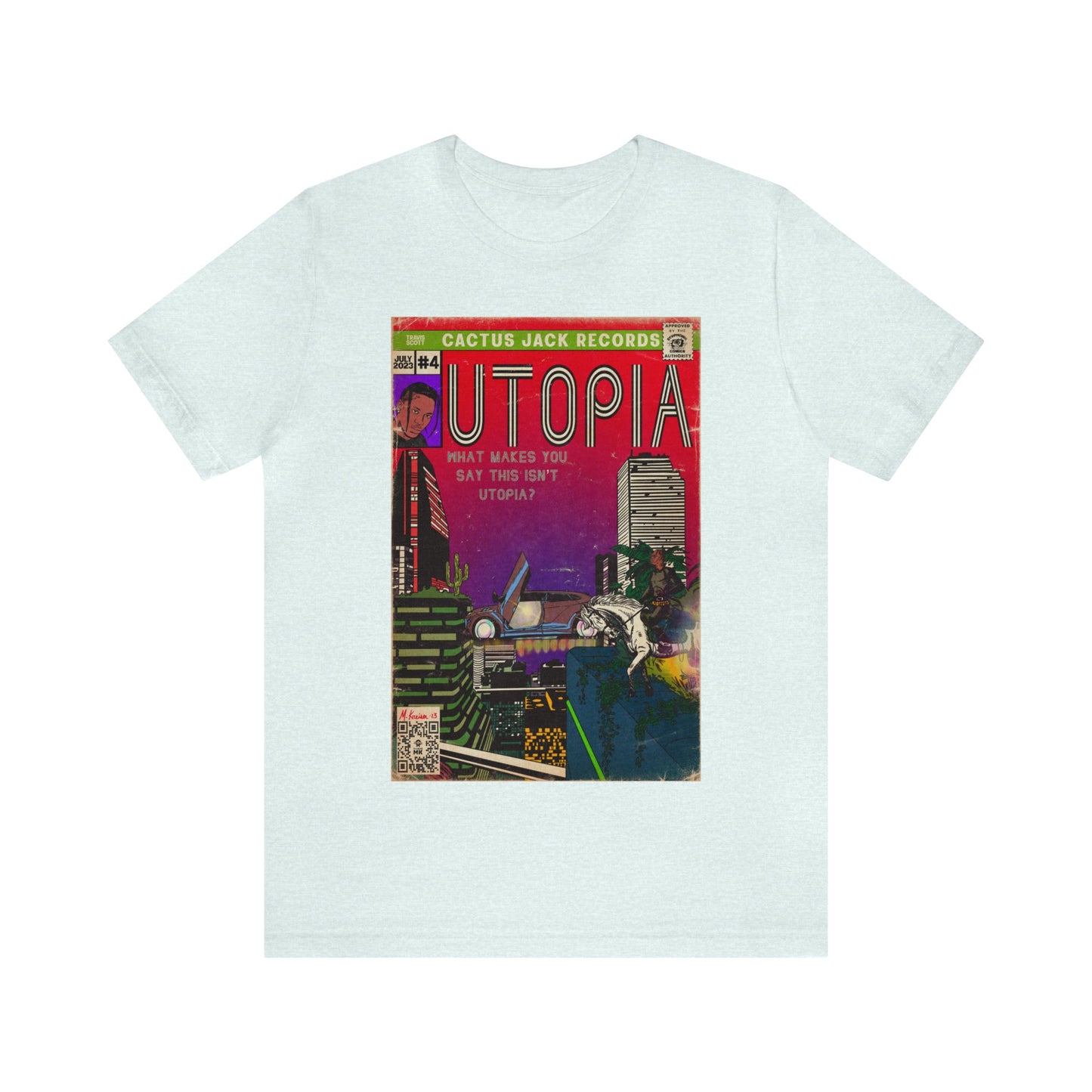 Travis Scott - Utopia - Unisex Jersey Short Sleeve Tee