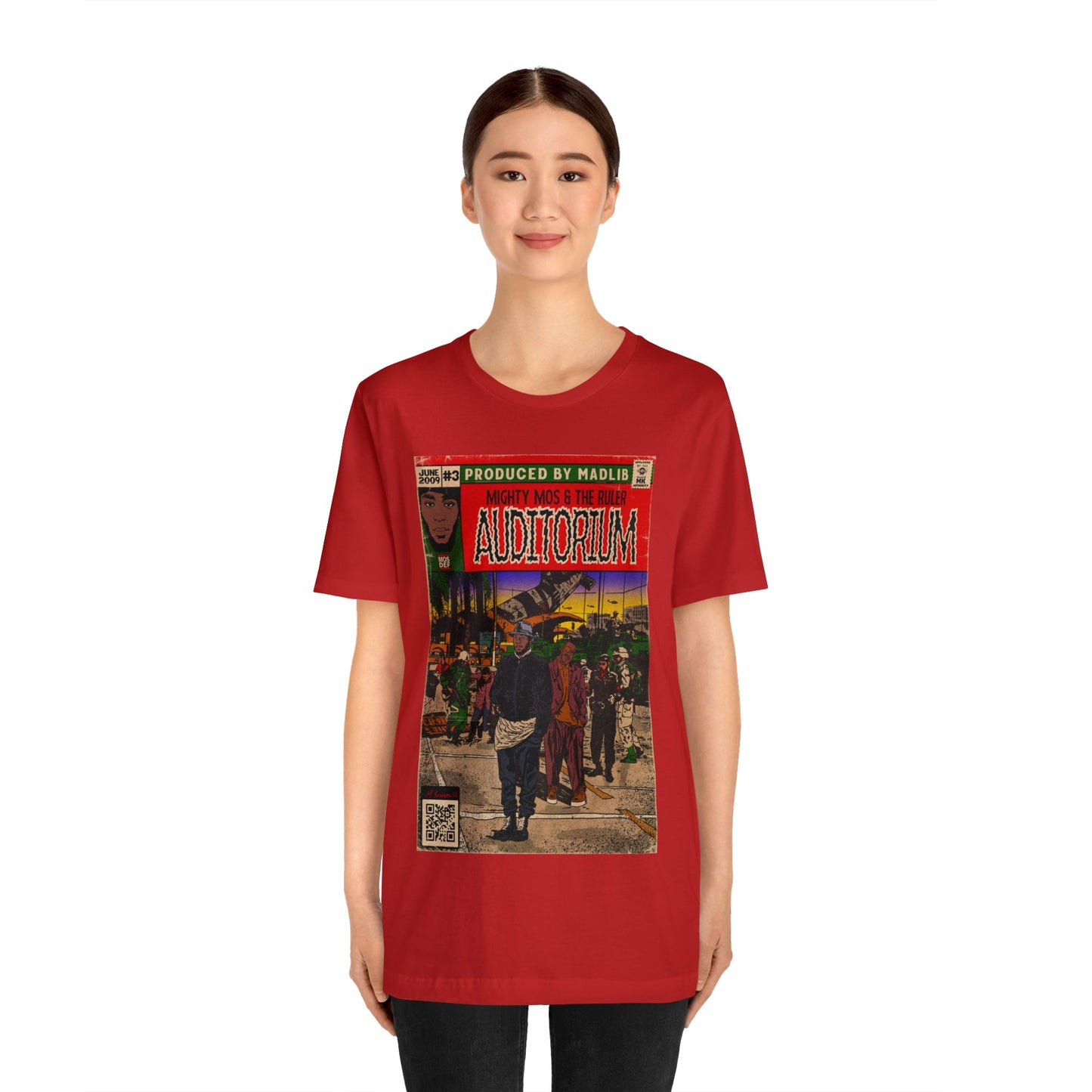 Mos Def & Slick Rick - Auditorium- Unisex Jersey Short Sleeve Tee