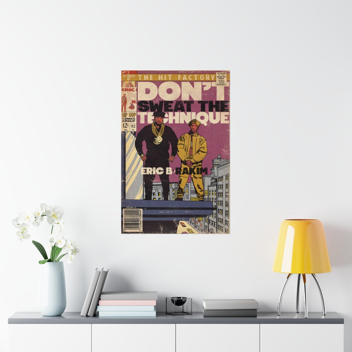 Rakim & Eric. B - Don’t Sweat The Technique- Vertical Matte Poster