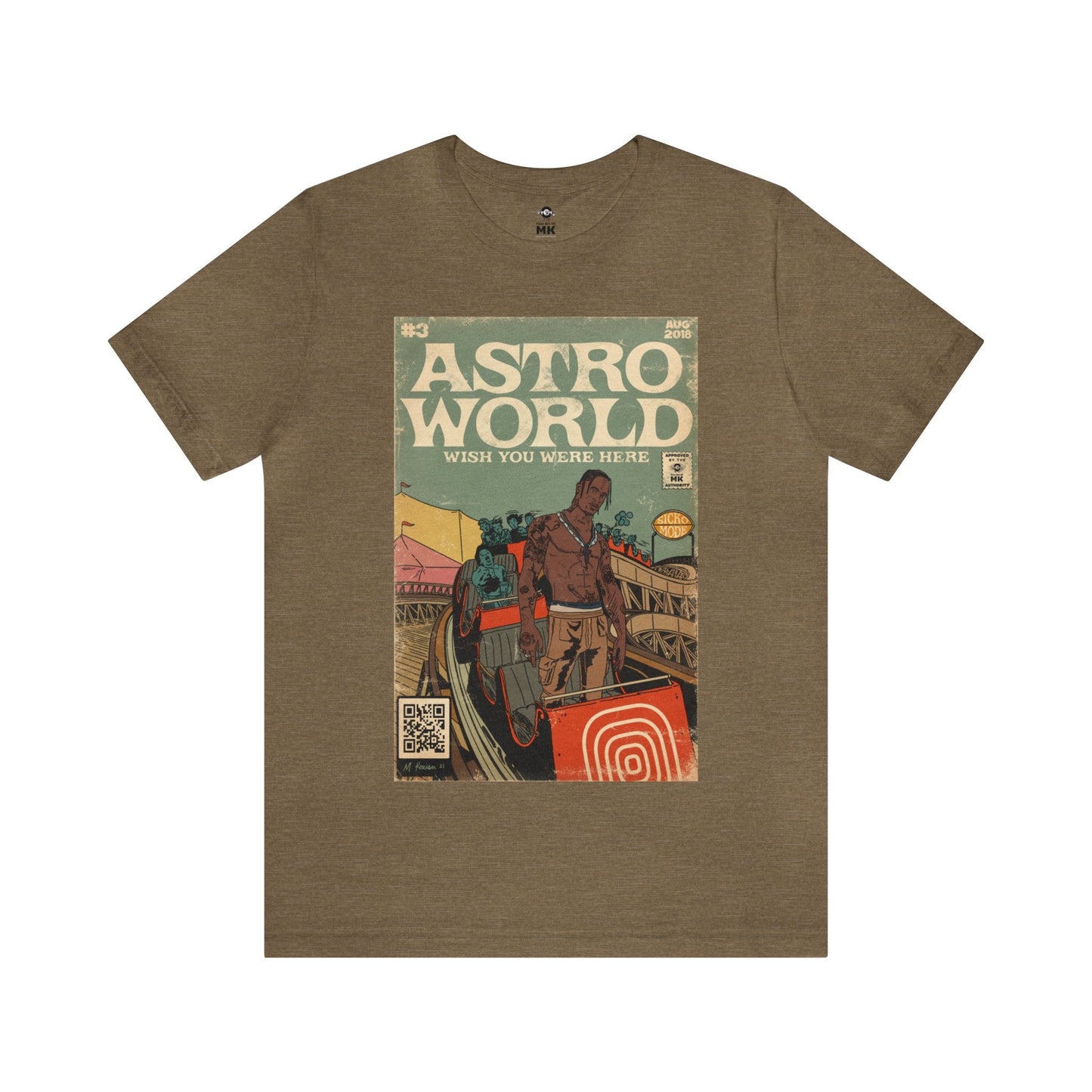 Travis Scott - Astroworld - Unisex Jersey Short Sleeve Tee