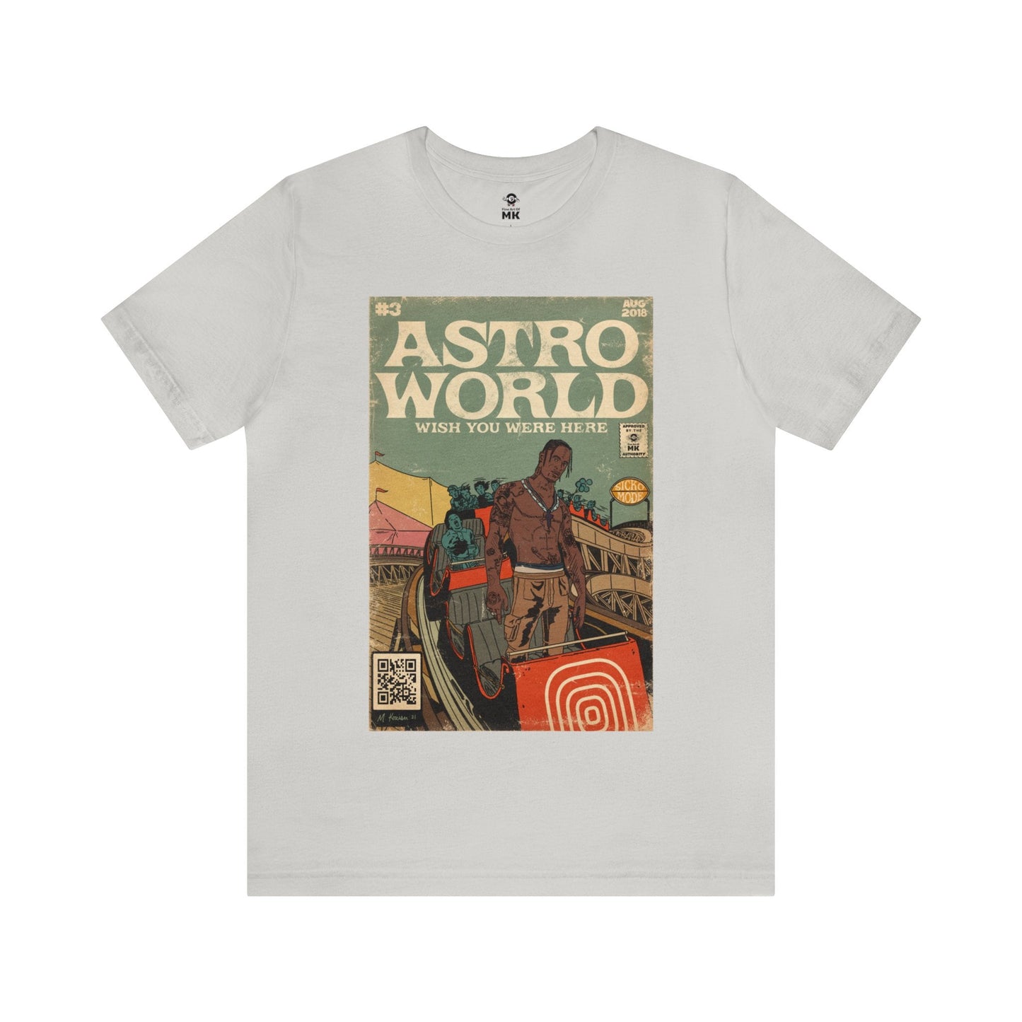 Travis Scott - Astroworld - Unisex Jersey Short Sleeve Tee