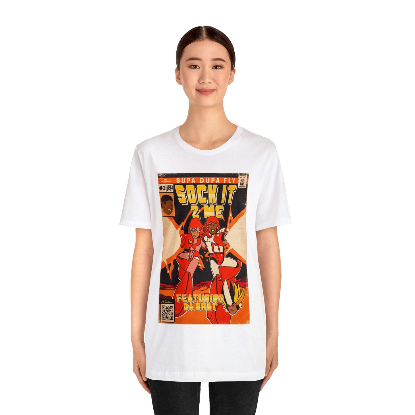 Missy Elliot, Da Brat, & Lil Kim - Sock It To Me - Unisex Jersey Short Sleeve Tee