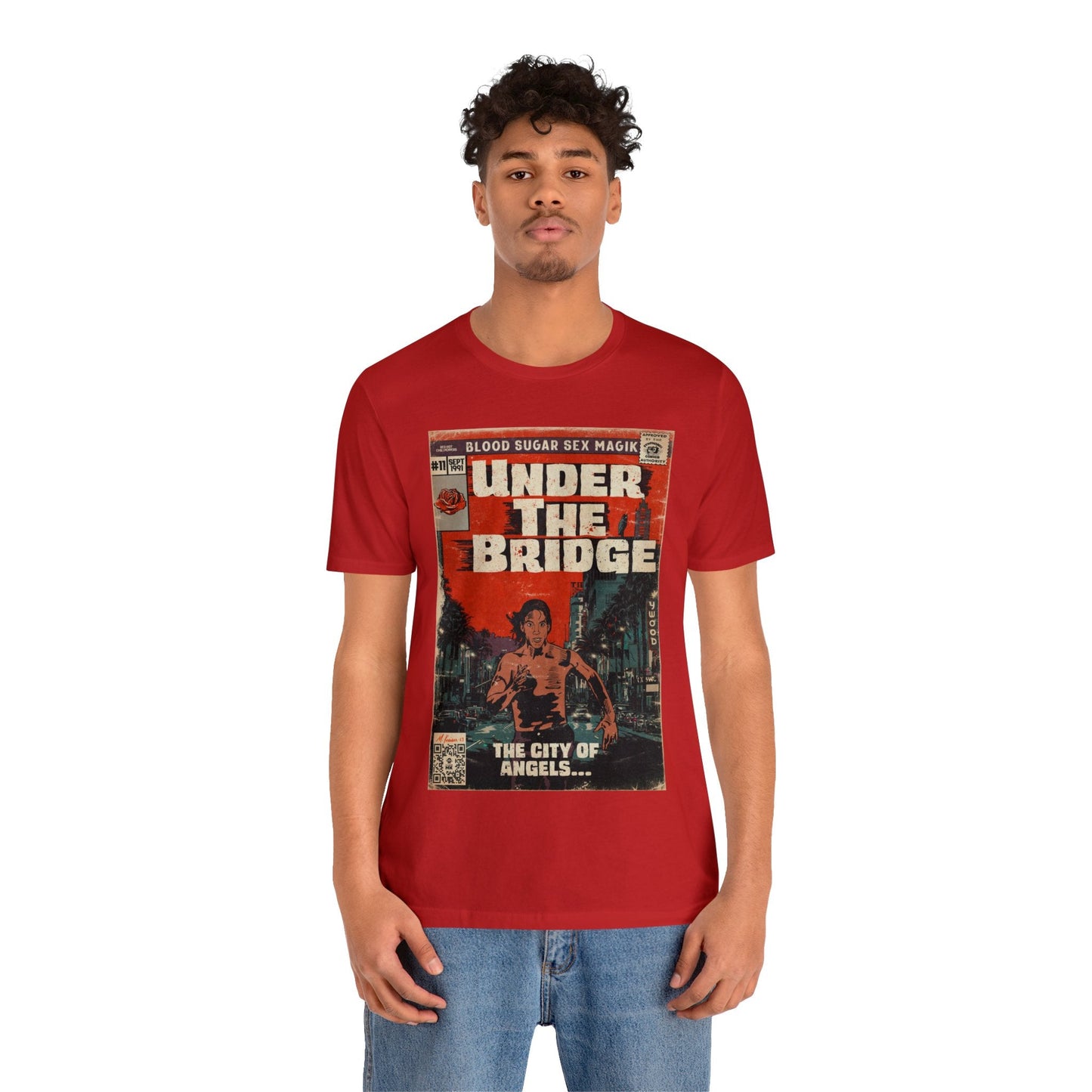 Red Hot Chili Peppers- Under The Bridge - Unisex Jersey Short Sleeve Tee