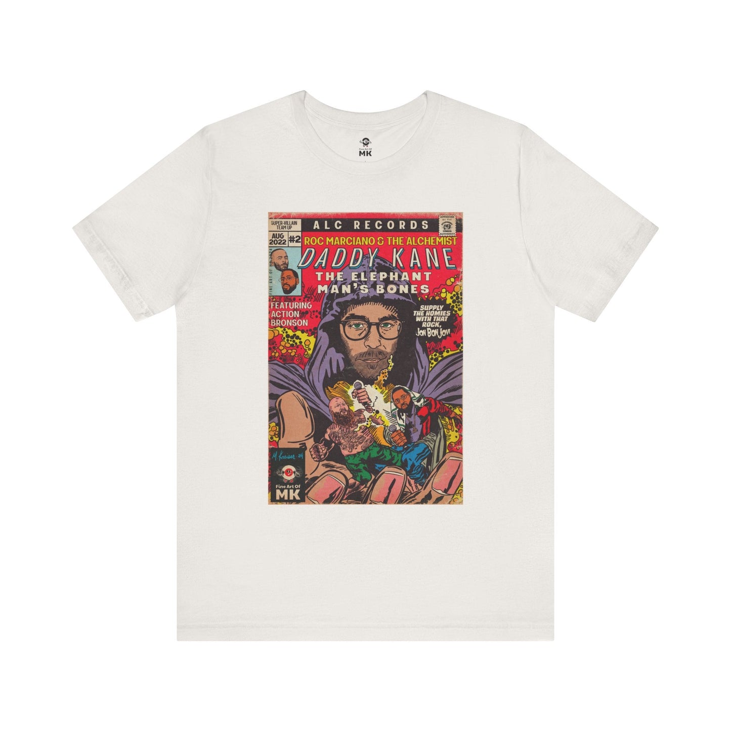 Roc Marciano, Alchemist, Action Bronson - Daddy Kane - Unisex Jersey Short Sleeve Tee