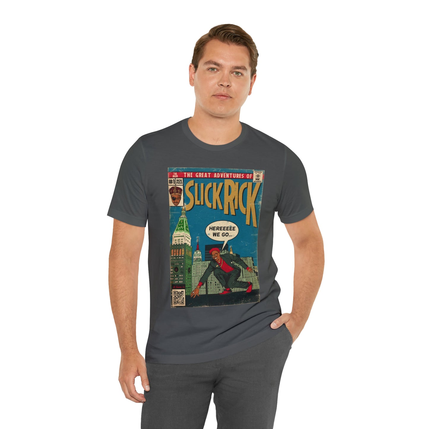 The Great Adventures of Slick Rick - Comic Art - Unisex Jersey Short Sleeve Tee