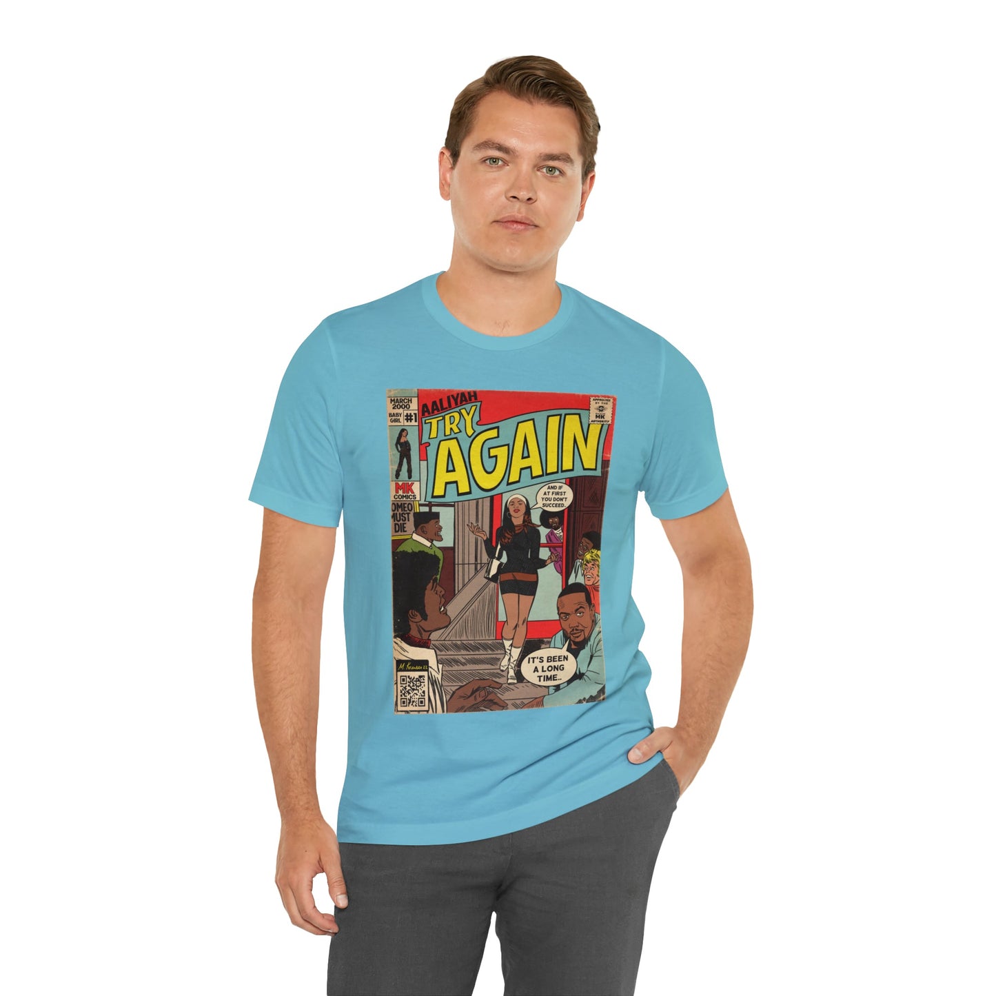 Aaliyah - Try Again - Unisex Jersey Short Sleeve Tee