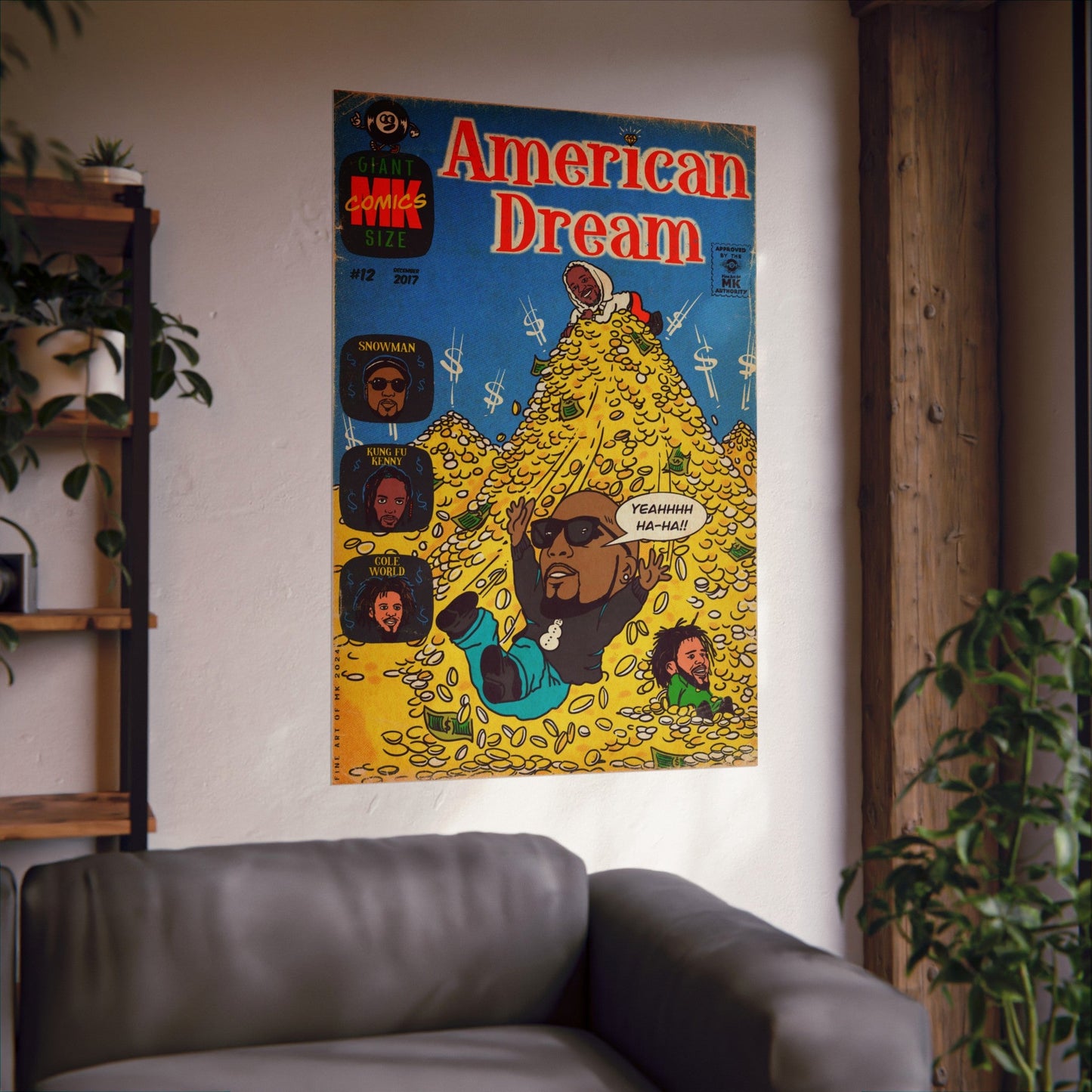 Jeezy, Cole & Kendrick - American Dream - Matte Vertical Posters