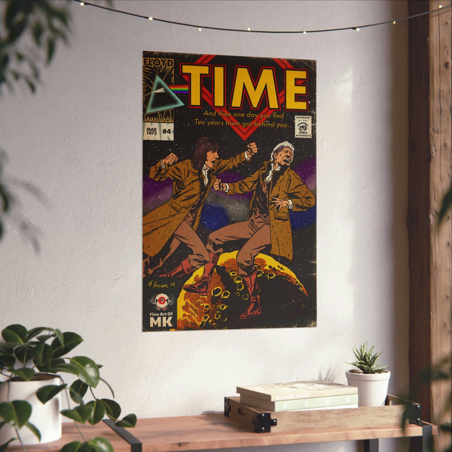 Pink Floyd- Time - Matte Vertical Poster