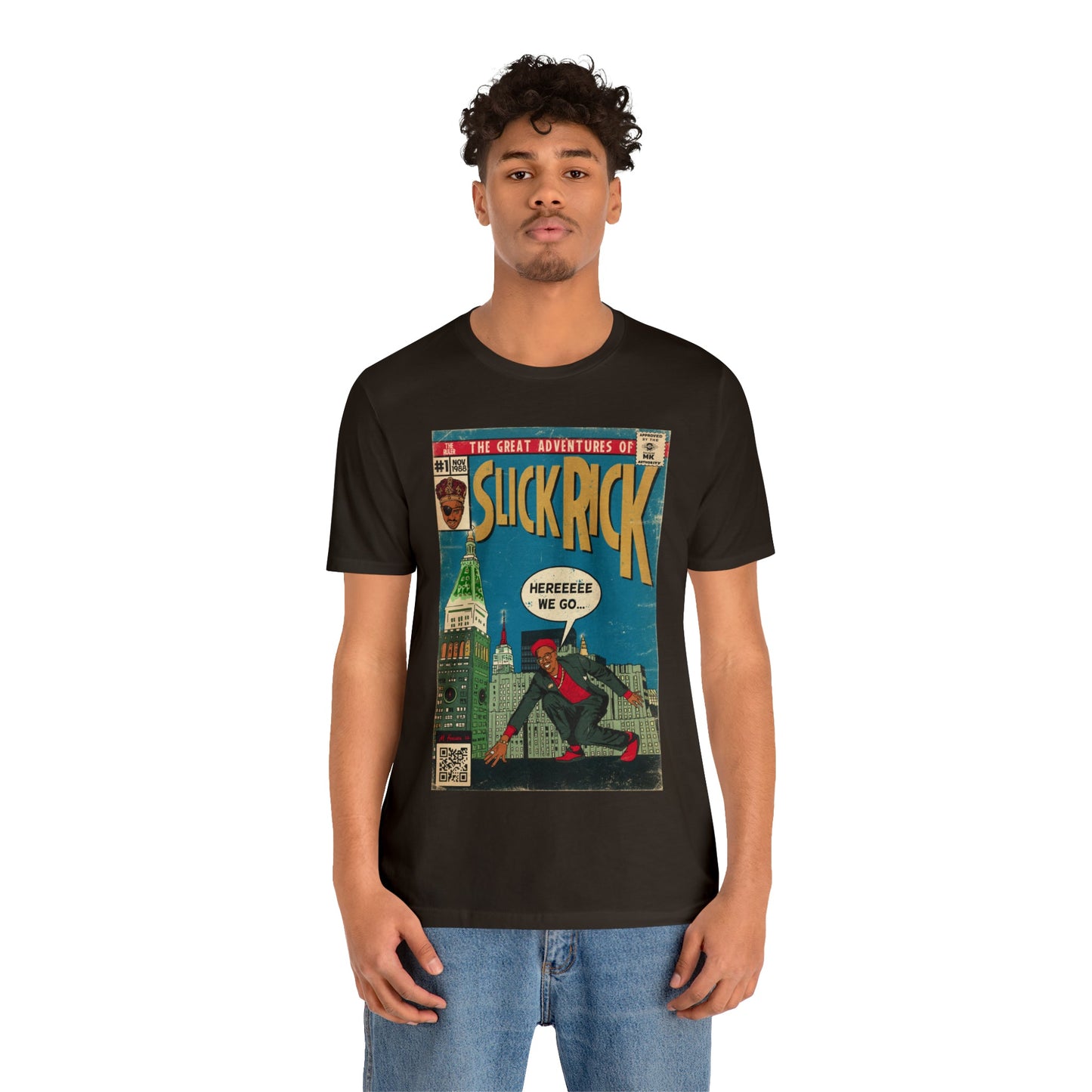 The Great Adventures of Slick Rick - Comic Art - Unisex Jersey Short Sleeve Tee