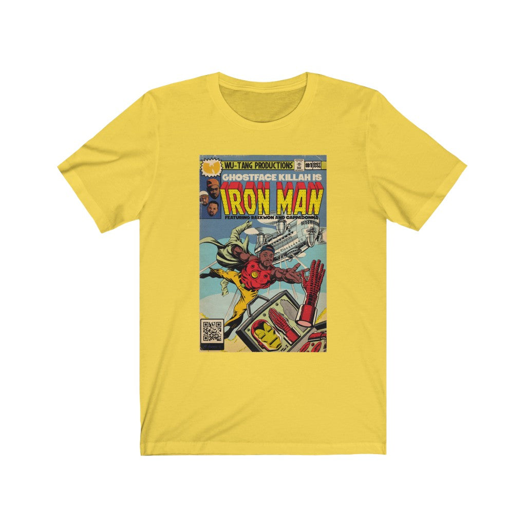 Ghostface Killah - Iron Man - Hip Hop Comic - Wu-Tang - Unisex Jersey Short Sleeve Tee