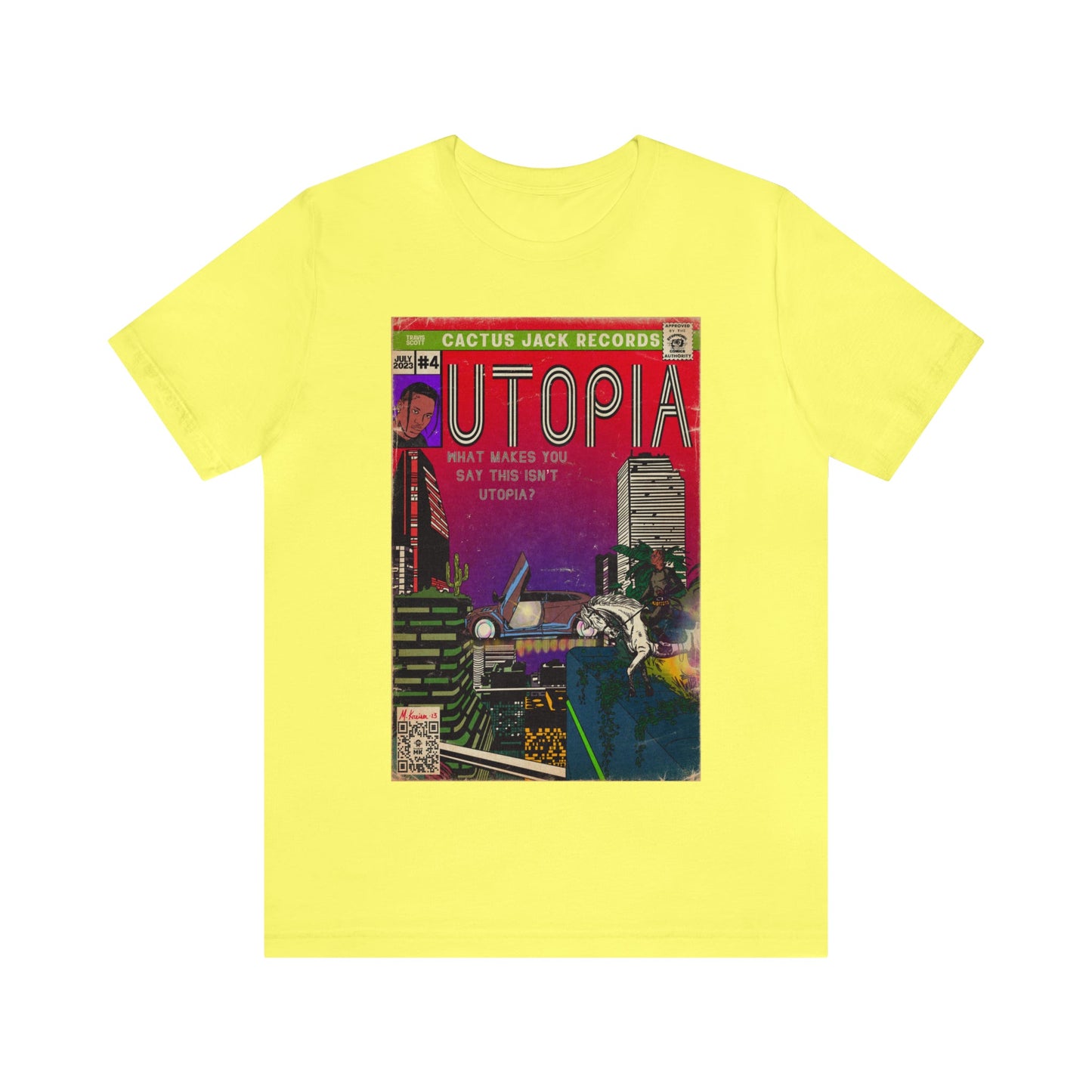 Travis Scott - Utopia - Unisex Jersey Short Sleeve Tee