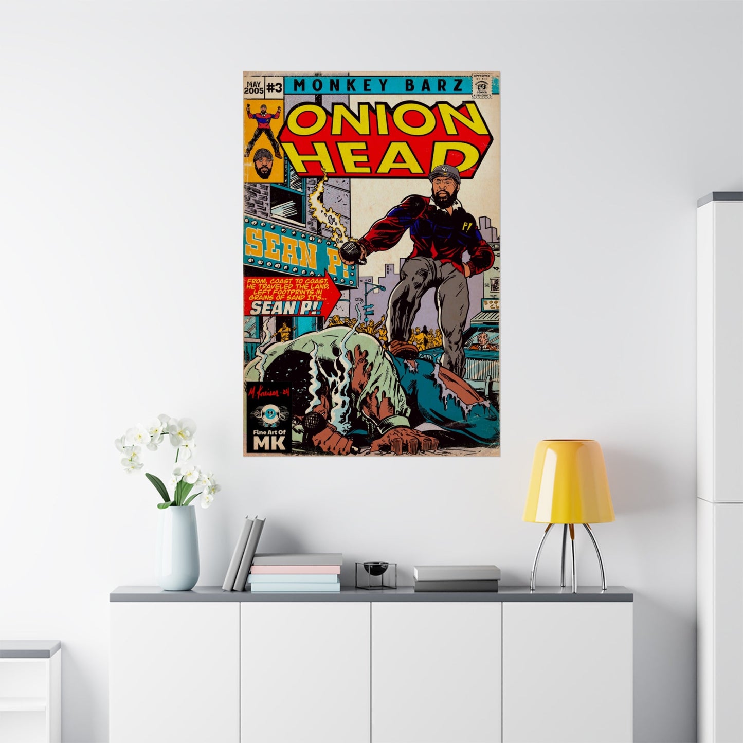 Sean Price - Onion Head - Matte Vertical Posters