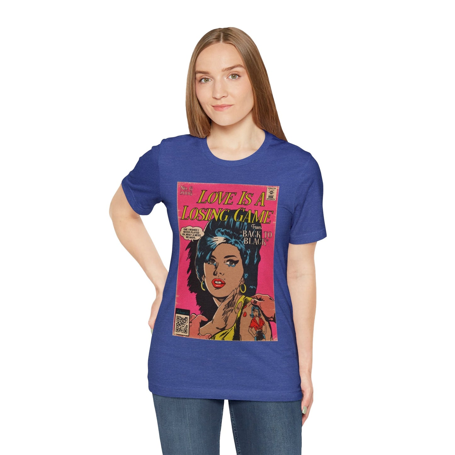 Amy Winehouse - Love Is A Losing Game - Unisex Jersey Short Sleeve Tee