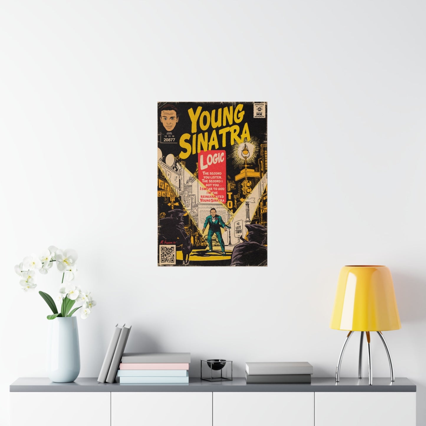 Logic - Young Sinatra - Vertical Matte Poster