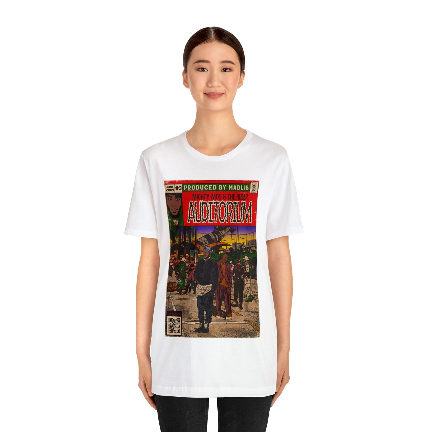 Mos Def & Slick Rick - Auditorium- Unisex Jersey Short Sleeve Tee