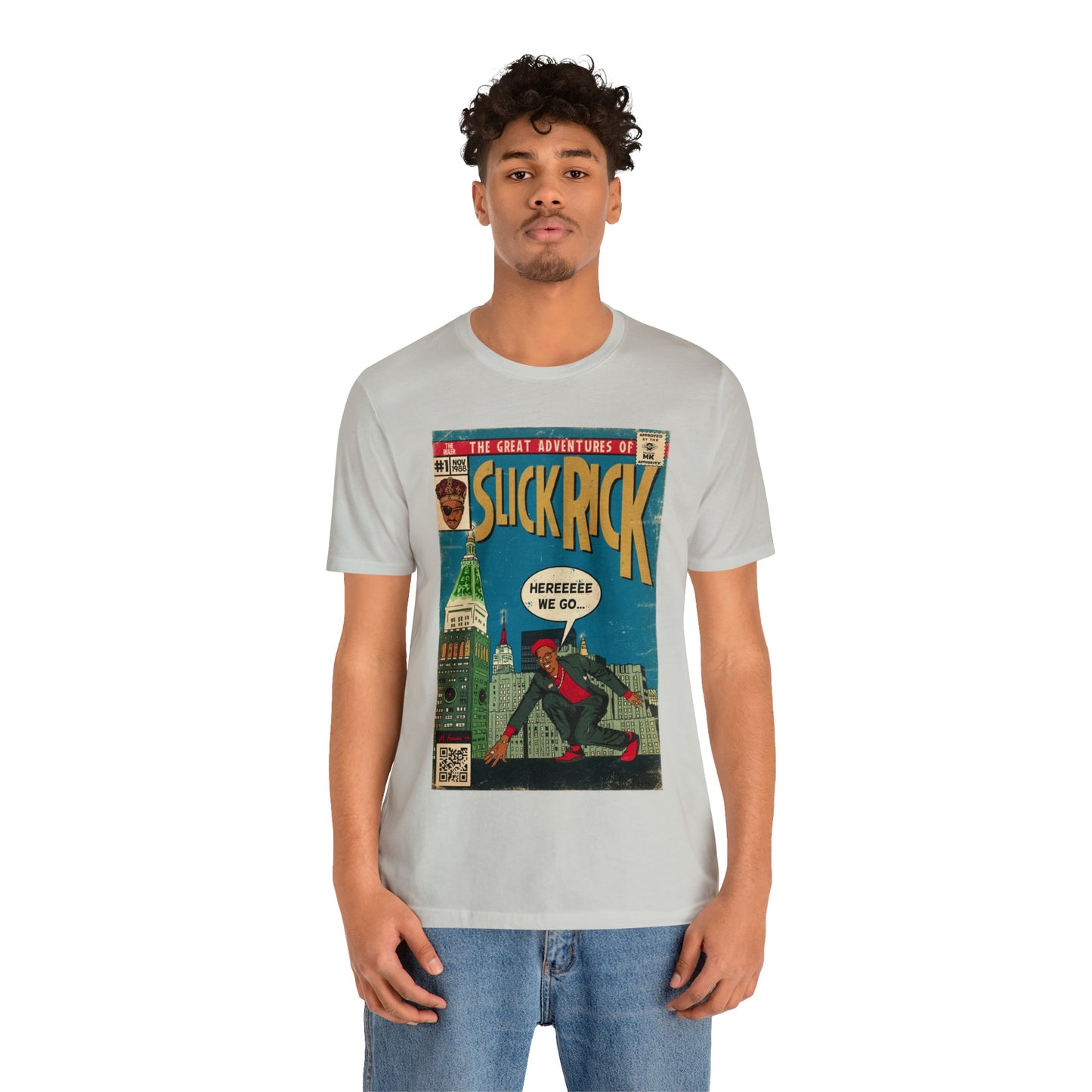 The Great Adventures of Slick Rick - Comic Art - Unisex Jersey Short Sleeve Tee