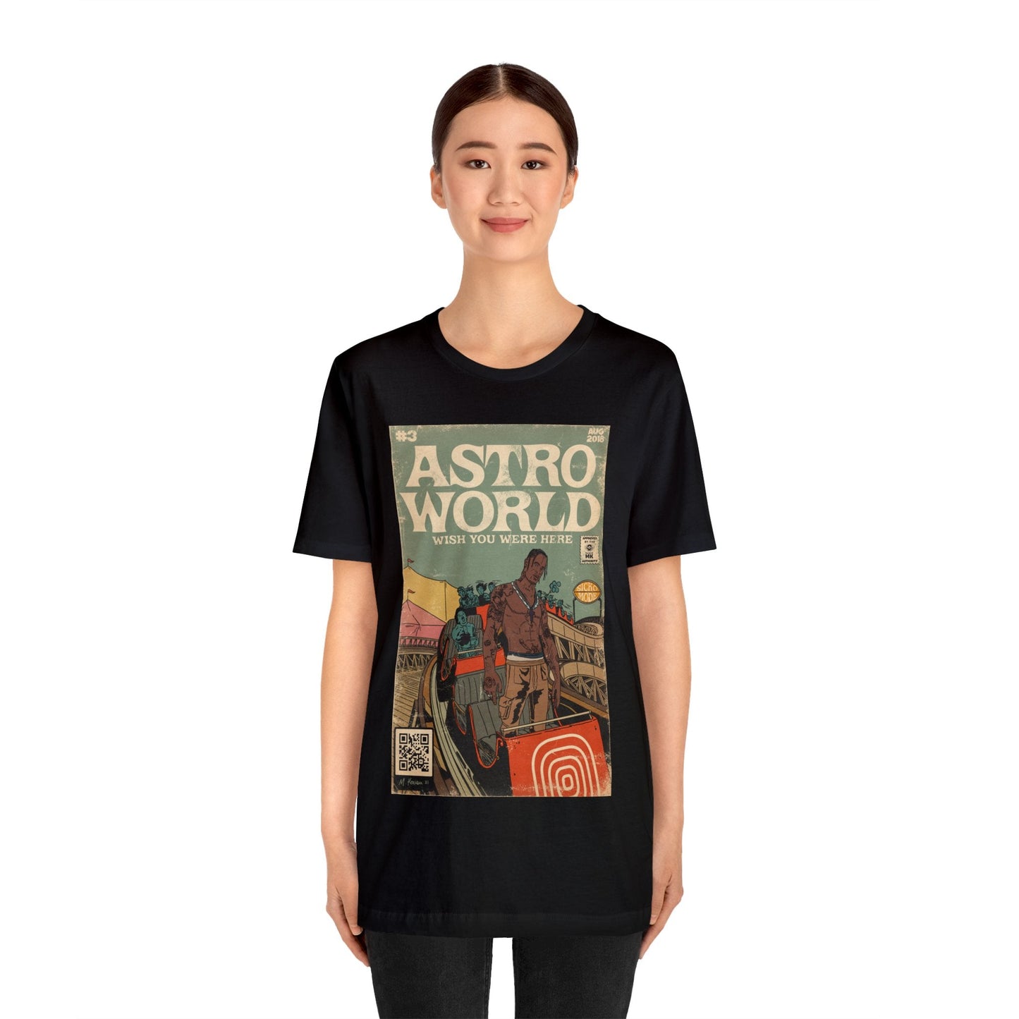 Travis Scott - Astroworld - Unisex Jersey Short Sleeve Tee