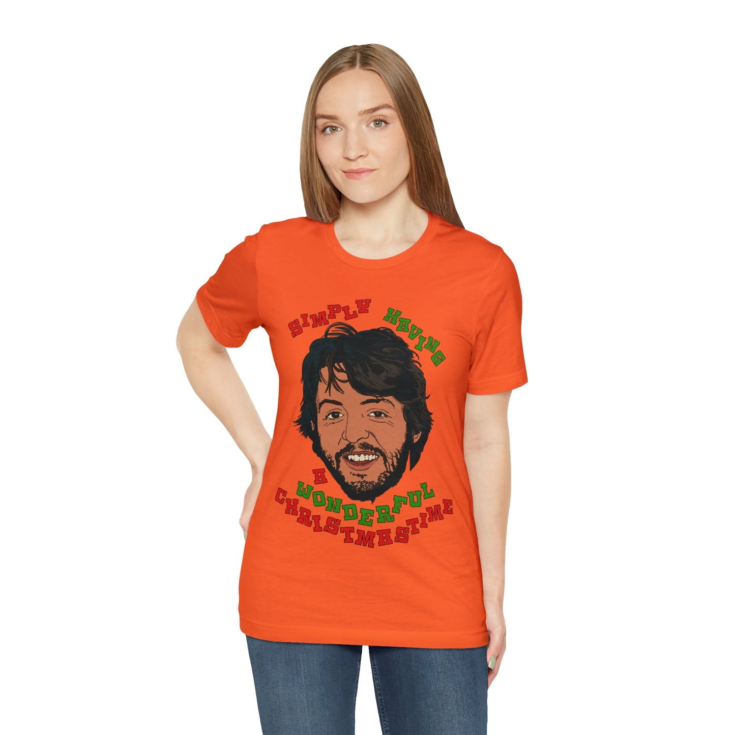 Paul McCartney - Wonderful Christmastime - Unisex Jersey Short Sleeve Tee