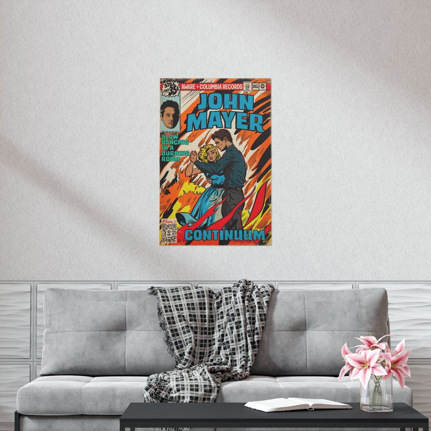 John Mayer - Slow Dancing in a Burning Room - Premium Matte Vertical Posters