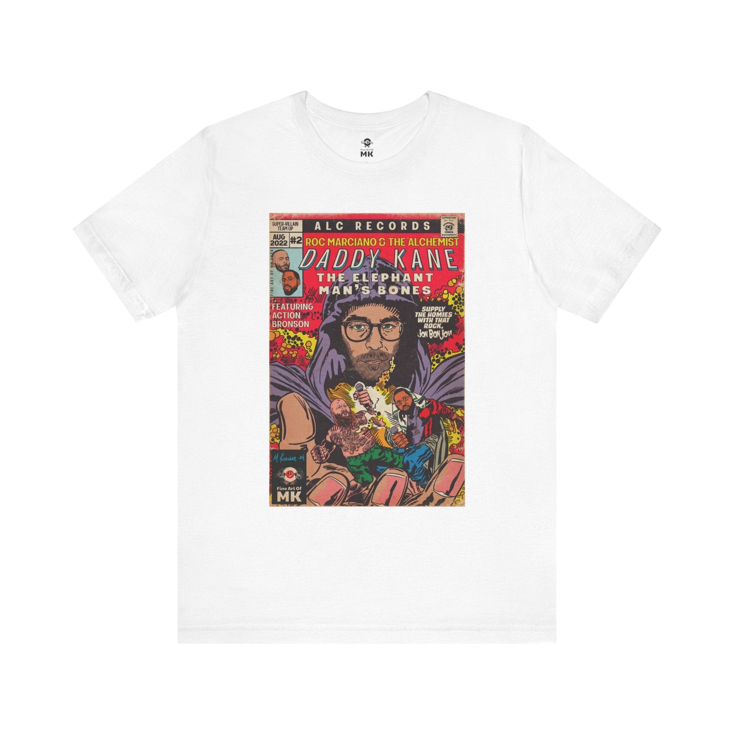 Roc Marciano, Alchemist, Action Bronson - Daddy Kane - Unisex Jersey Short Sleeve Tee