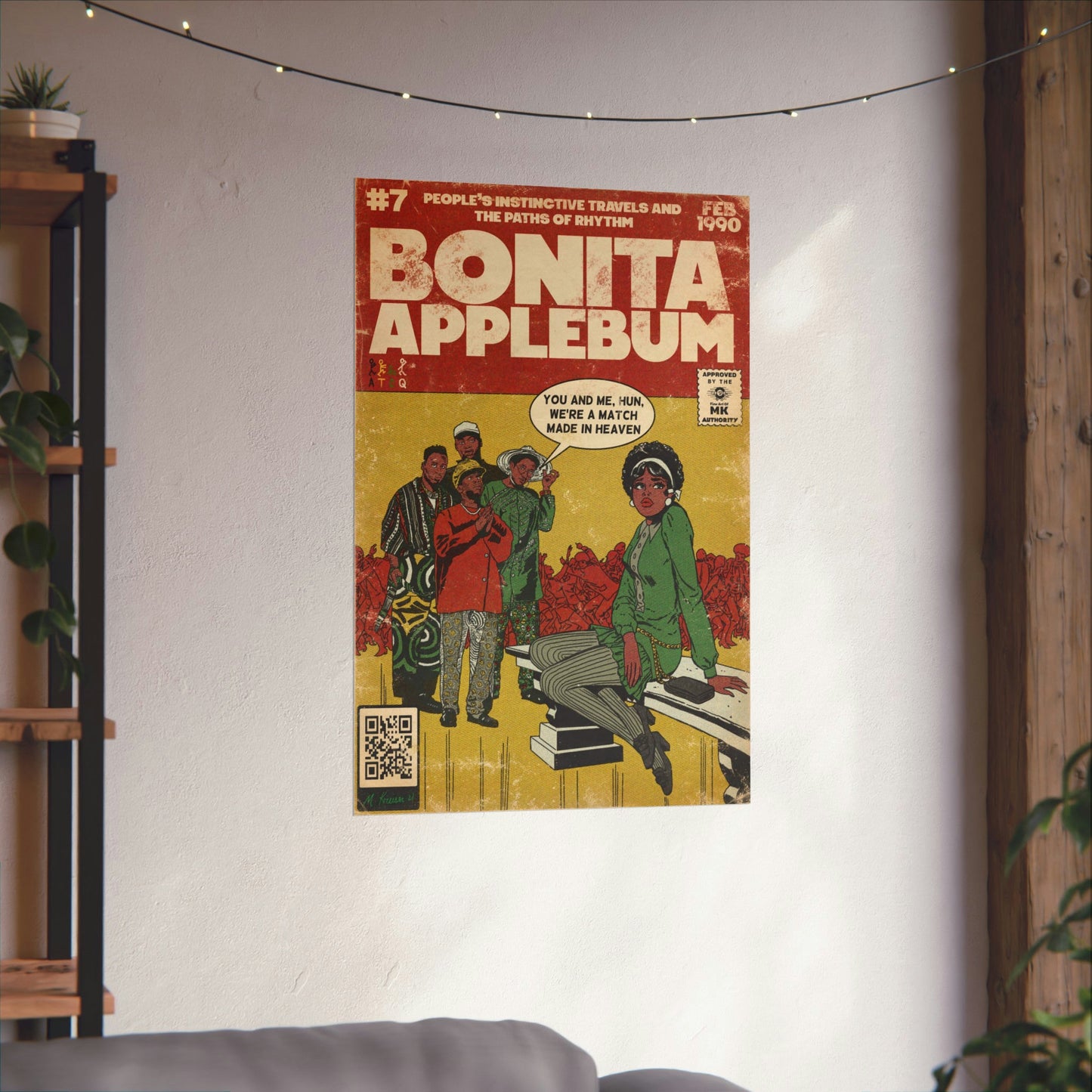 A Tribe Called Quest- Bonita Applebum- Vertical Matte Poster