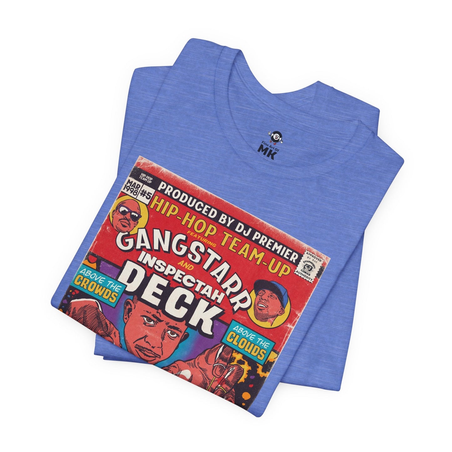 Gang Starr & Inspectah Deck - Above The Clouds - Unisex Jersey Short Sleeve Tee