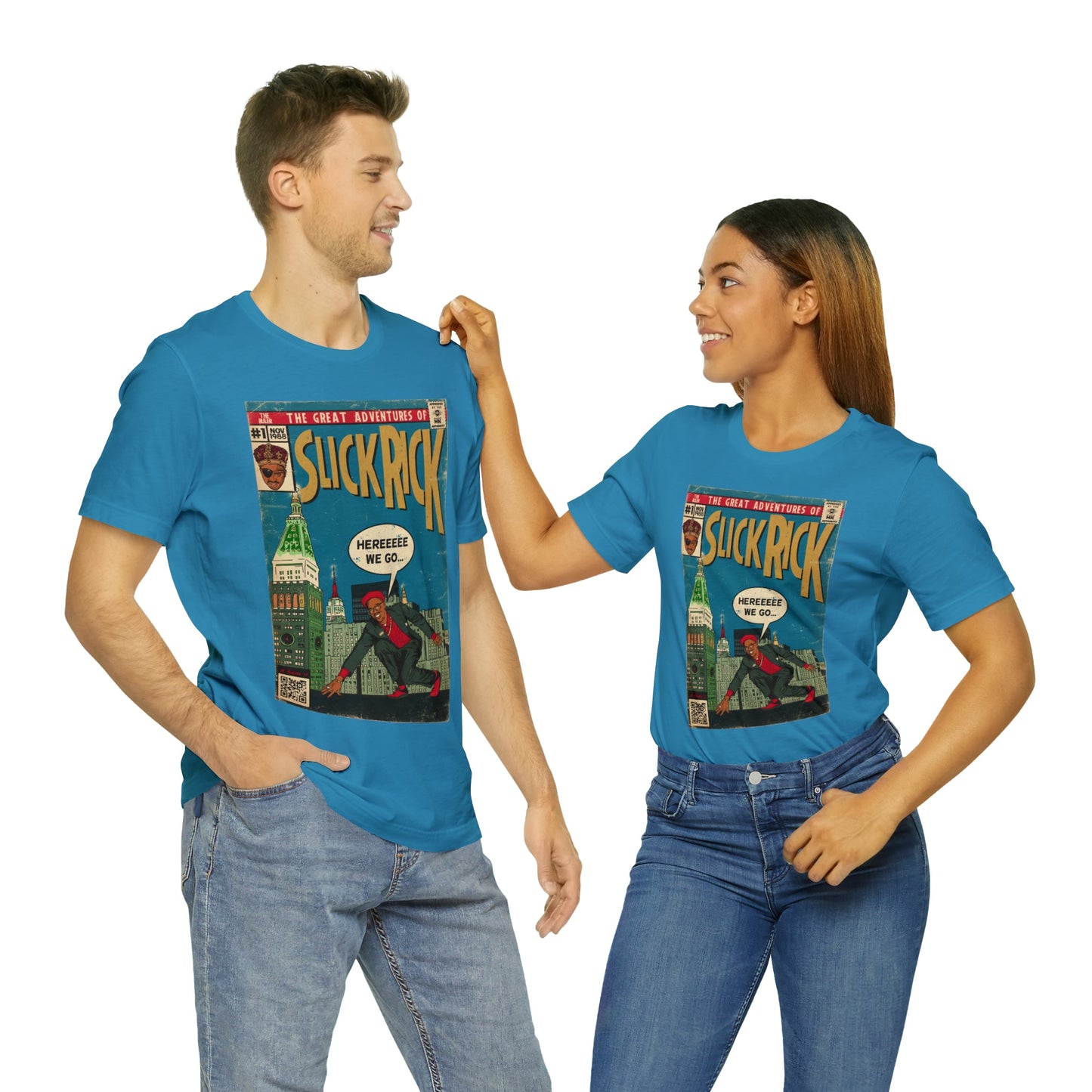 The Great Adventures of Slick Rick - Comic Art - Unisex Jersey Short Sleeve Tee