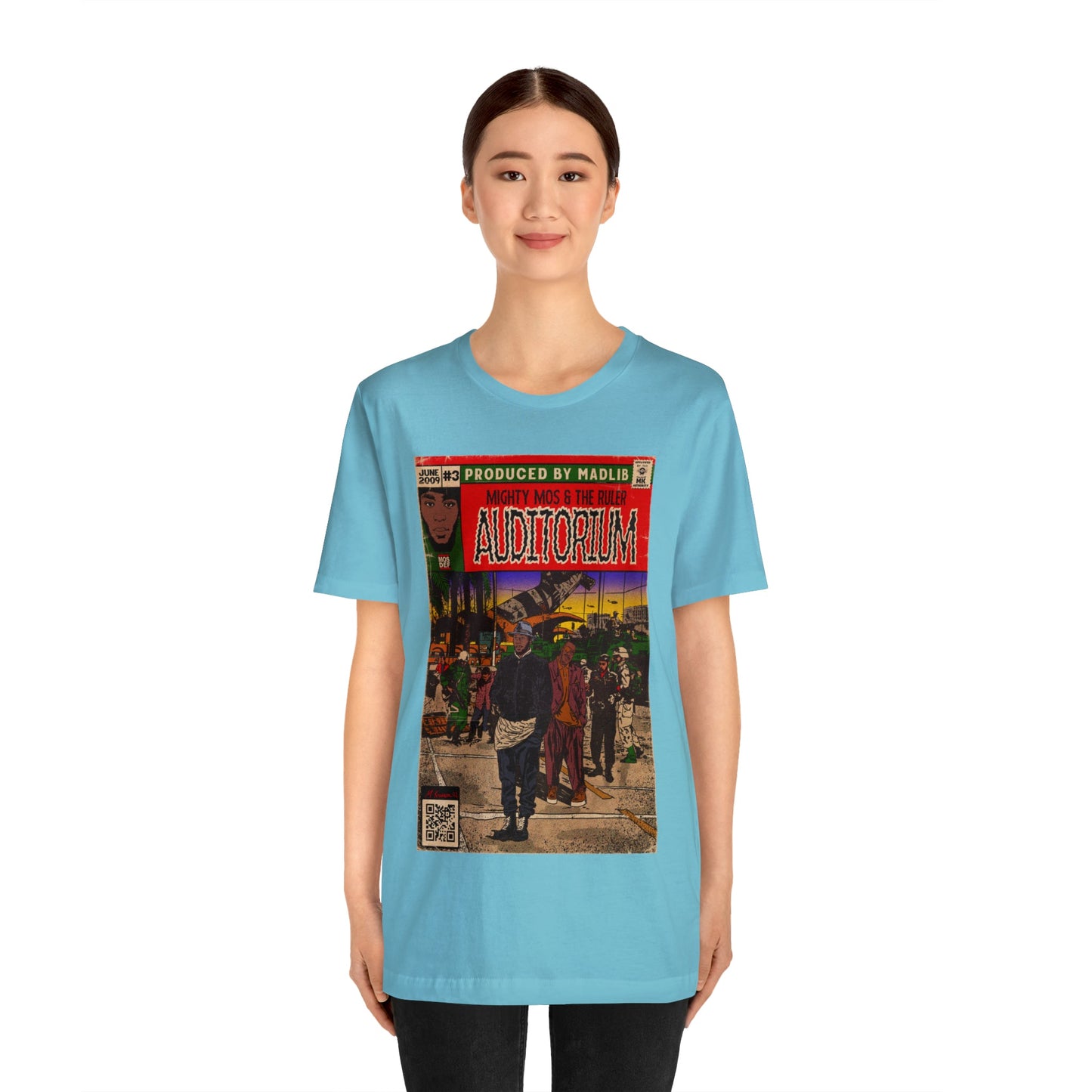 Mos Def & Slick Rick - Auditorium- Unisex Jersey Short Sleeve Tee