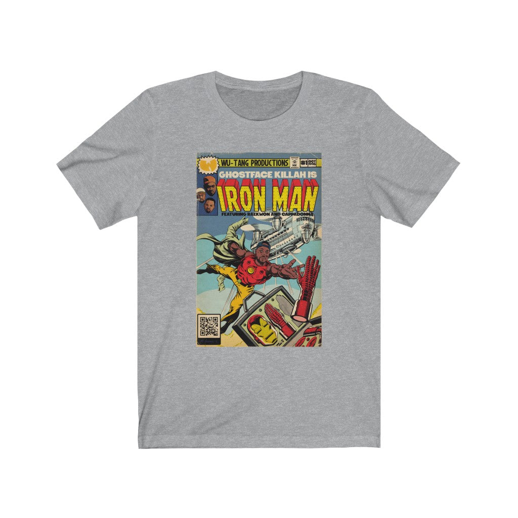 Ghostface Killah - Iron Man - Hip Hop Comic - Wu-Tang - Unisex Jersey Short Sleeve Tee