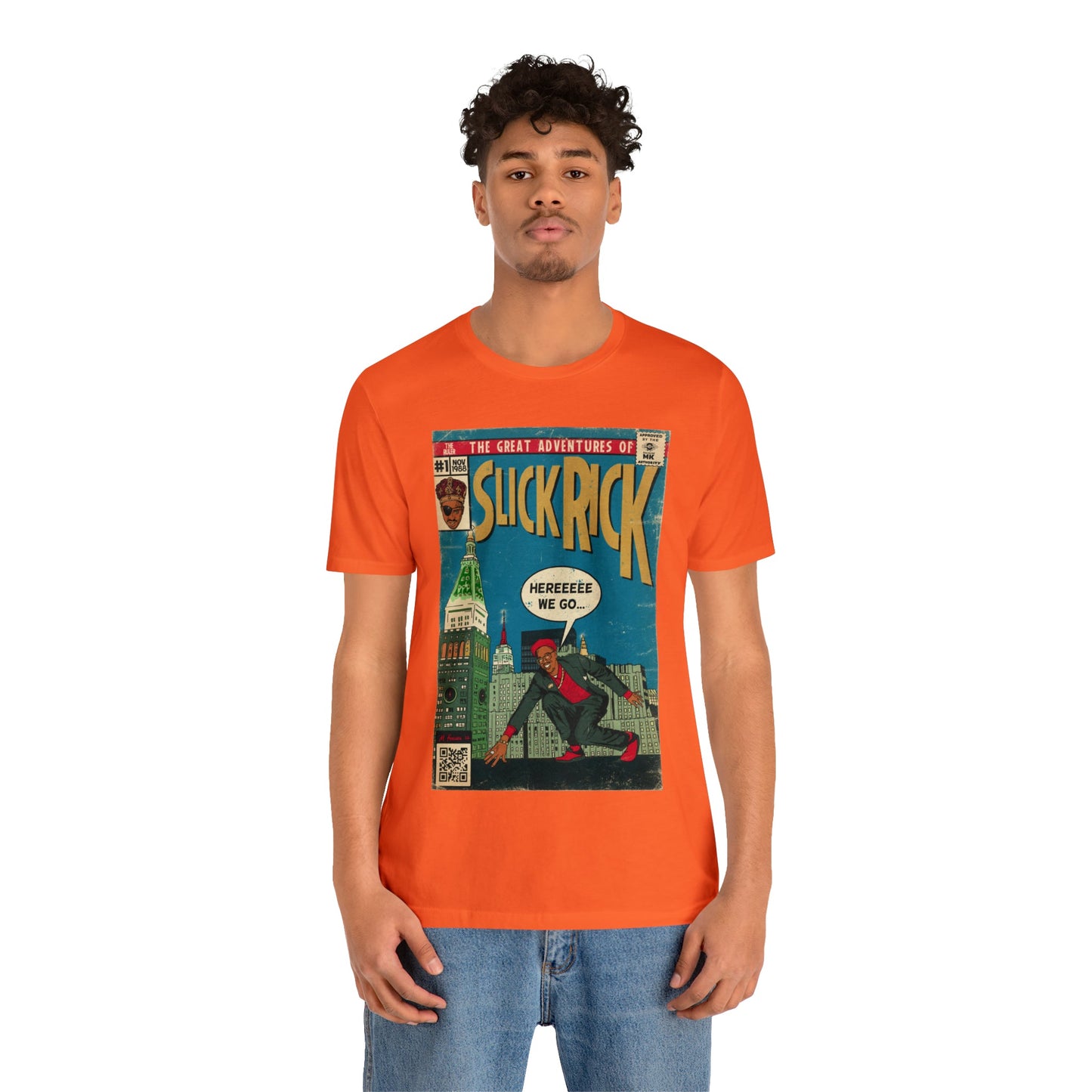 The Great Adventures of Slick Rick - Comic Art - Unisex Jersey Short Sleeve Tee